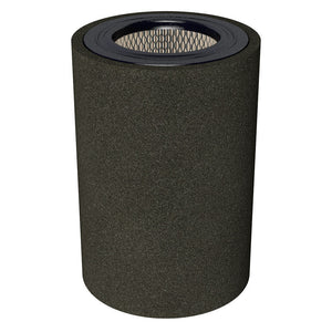 Inlet Filter Silencer with Weatherhood and Advanced Silencing Technology for Blower, Fan, or Compressor with Paper Element