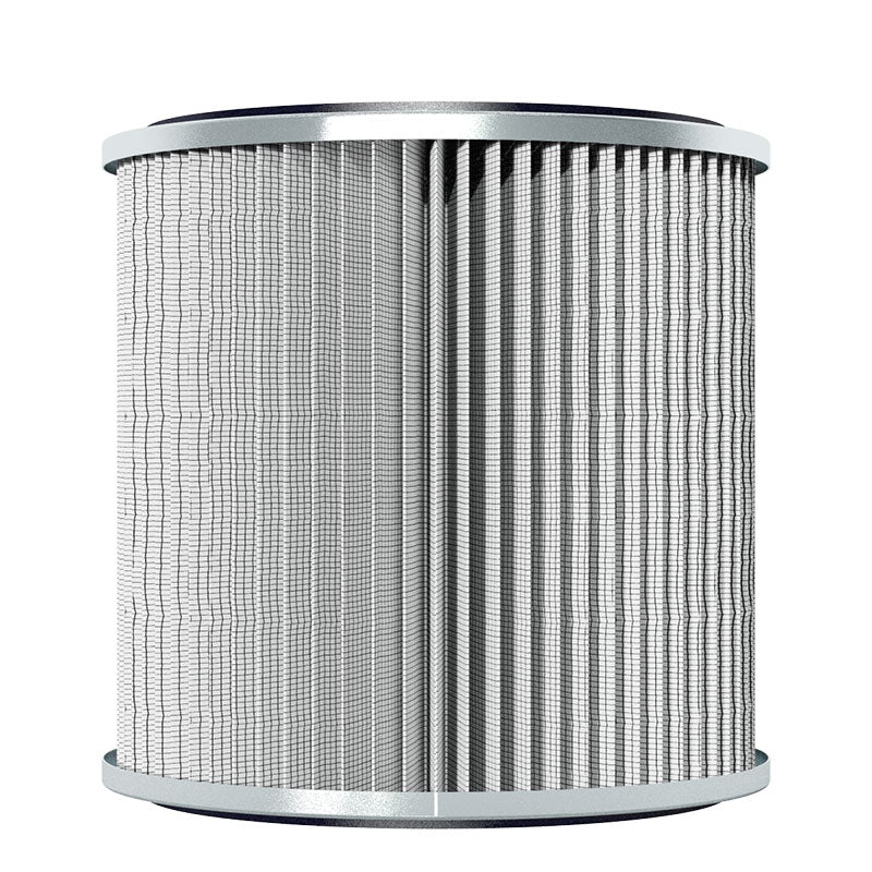 Inlet Filter Silencer with Weatherhood and Advanced Silencing Technology for Blower, Fan, or Compressor with Paper Element