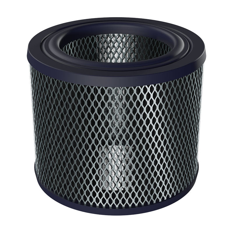 Inlet Filter Silencer with Weatherhood and Advanced Silencing Technology for Blower, Fan, or Compressor with Paper Element