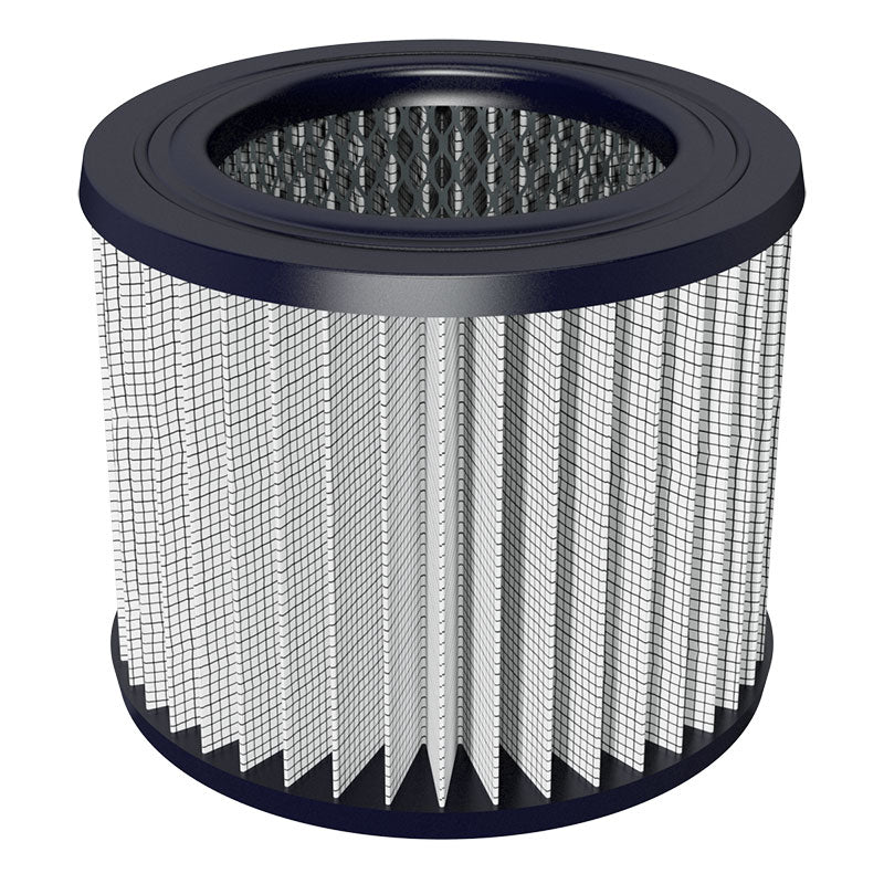 Inlet Filter Silencer with Weatherhood and Advanced Silencing Technology for Blower, Fan, or Compressor with Paper Element