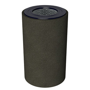 Inlet Filter Silencer with Weatherhood and Advanced Silencing Technology for Blower, Fan, or Compressor with Paper Element
