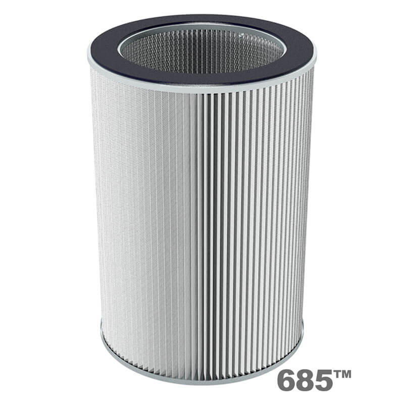 Inlet Filter Silencer with Weatherhood and Advanced Silencing Technology for Blower, Fan, or Compressor with Paper Element