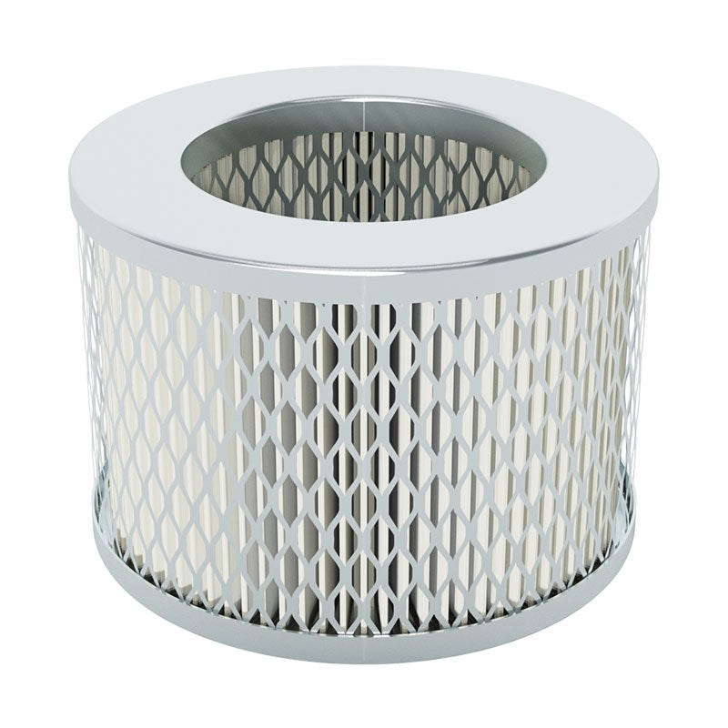 Inlet Filter Silencer with Weatherhood and Advanced Silencing Technology for Blower, Fan, or Compressor with Paper Element