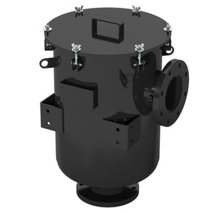 Inlet Filter Silencer with Weatherhood and Advanced Silencing Technology for Blower, Fan, or Compressor with Paper Element