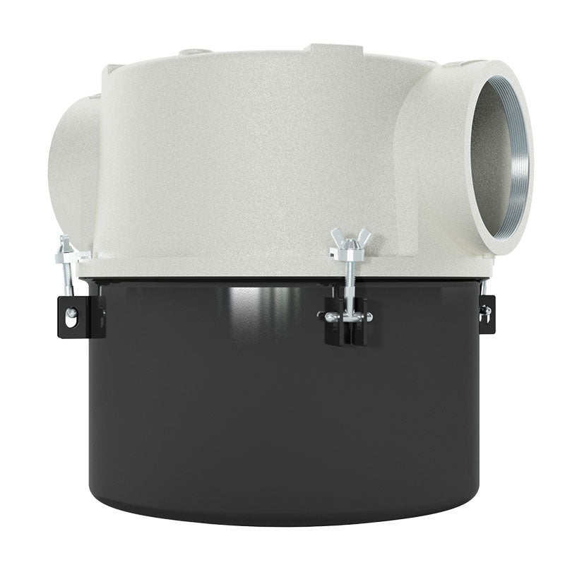 Inlet Filter Silencer with Weatherhood and Advanced Silencing Technology for Blower, Fan, or Compressor with Paper Element