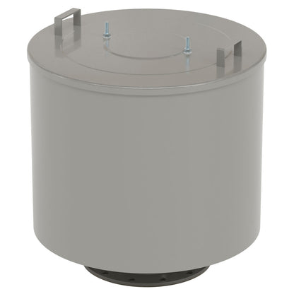 Inlet Filter Silencer with Weatherhood and Advanced Silencing Technology for Blower, Fan, or Compressor with Paper Element