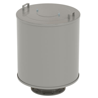 Inlet Filter Silencer with Weatherhood and Advanced Silencing Technology for Blower, Fan, or Compressor with Paper Element
