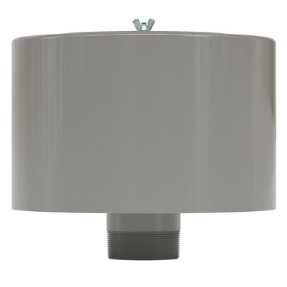 Inlet Filter Silencer with Weatherhood and Advanced Silencing Technology for Blower, Fan, or Compressor with Paper Element