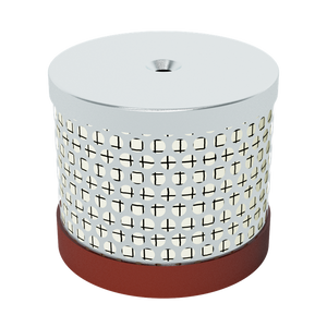 Inlet Filter Silencer with Weatherhood and Advanced Silencing Technology for Blower, Fan, or Compressor with Paper Element