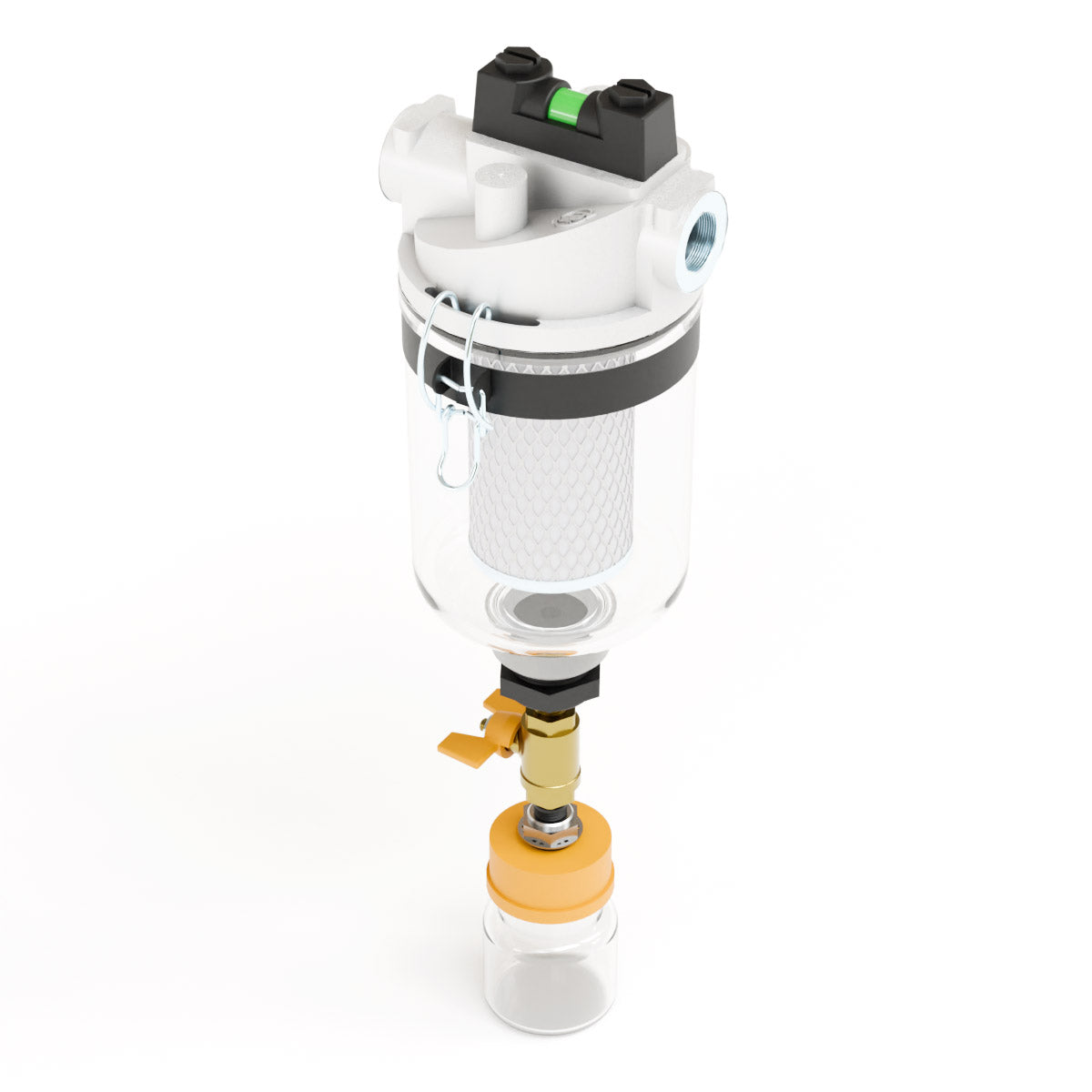 Inlet Filter Silencer with Weatherhood and Advanced Silencing Technology for Blower, Fan, or Compressor with Paper Element