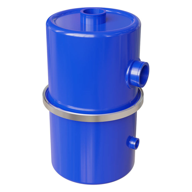 Inlet Filter Silencer with Weatherhood and Advanced Silencing Technology for Blower, Fan, or Compressor with Paper Element