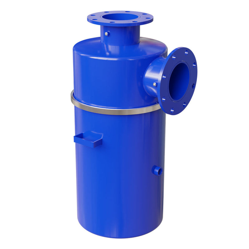 Inlet Filter Silencer with Weatherhood and Advanced Silencing Technology for Blower, Fan, or Compressor with Paper Element