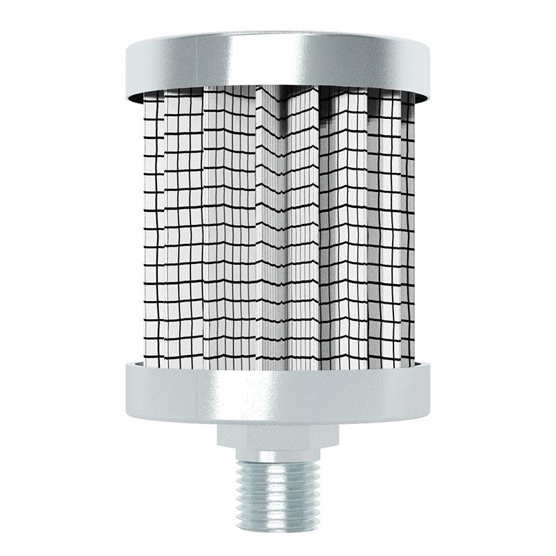 Inlet Filter Silencer with Weatherhood and Advanced Silencing Technology for Blower, Fan, or Compressor with Paper Element