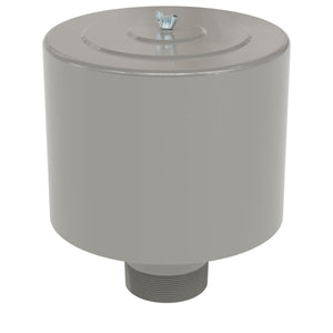 Inlet Filter Silencer with Weatherhood and Advanced Silencing Technology for Blower, Fan, or Compressor with Paper Element
